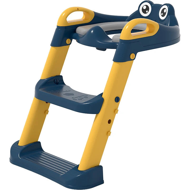 Children's Toilet Seat Ladder - Foldable Stair-Type Design